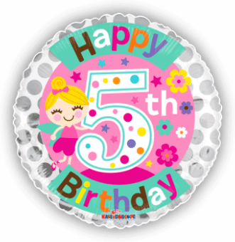 Fairy 5th Birthday Girl