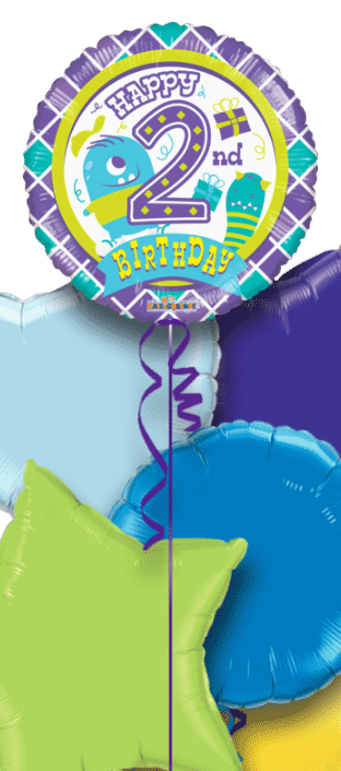 2nd Birthday Boy Balloon