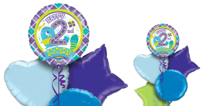 2nd Birthday Boy Balloon