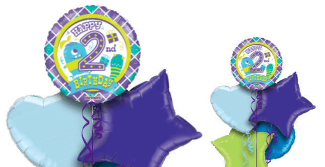 2nd Birthday Boy Balloon