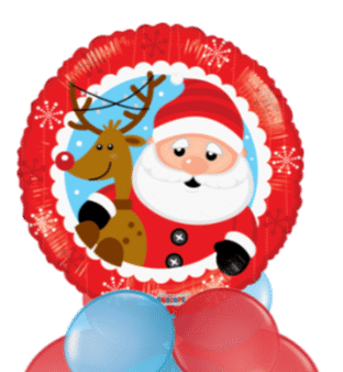 Santa & Rudolph Balloon