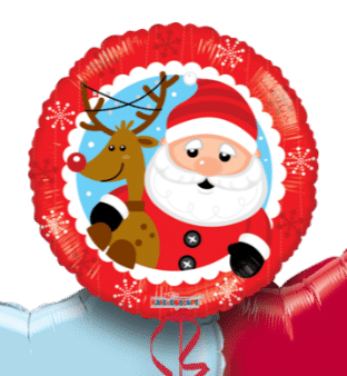 Santa & Rudolph Balloon