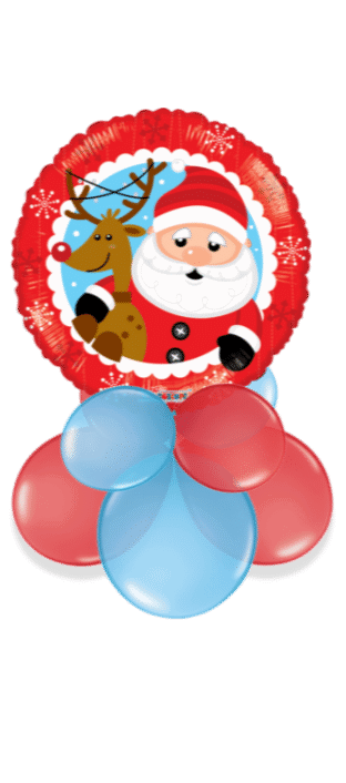 Santa & Rudolph Balloon