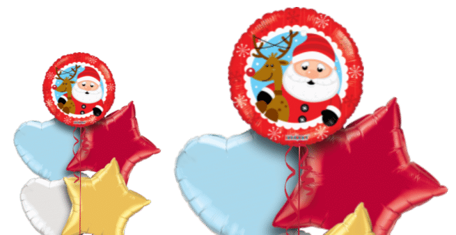 Santa & Rudolph Balloon