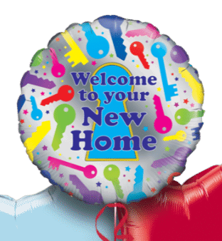 Welcome New Home Balloon