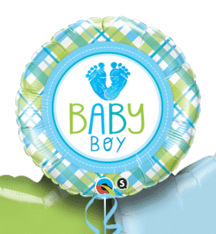 Baby Boy Feet Balloon