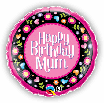 Happy Birthday Mum Floral