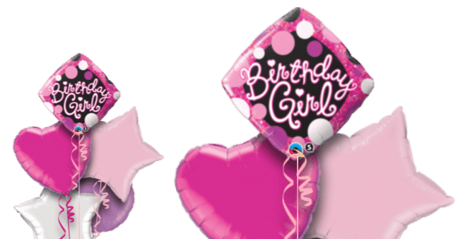 Diamond Birthday Girl Balloon