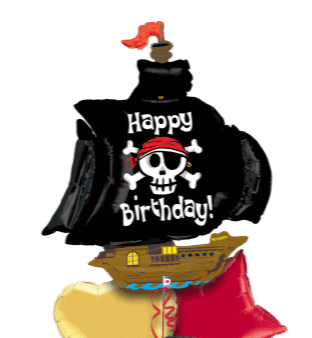 Birthday Pirate Ship Balloon