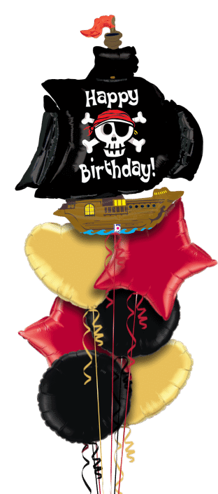 Birthday Pirate Ship Balloon