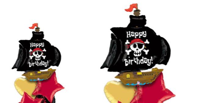 Birthday Pirate Ship Balloon