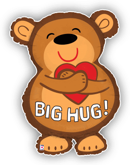 Big Hug Bear Balloon