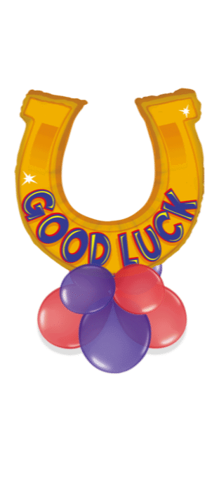 Good Luck Horseshoe Balloon