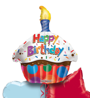 Birthday Cupcake Balloon