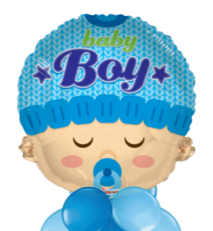 Baby Boy Head Shape Balloon