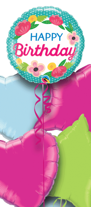 Birthday Petite Polka Dots Balloon
