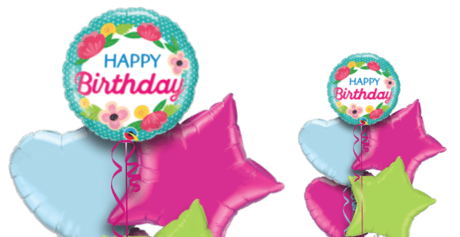 Birthday Petite Polka Dots Balloon