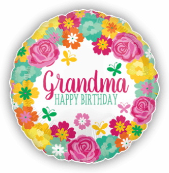 Birthday Grandma Floral