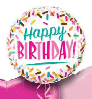 Happy Birthday Sprinkles Balloon