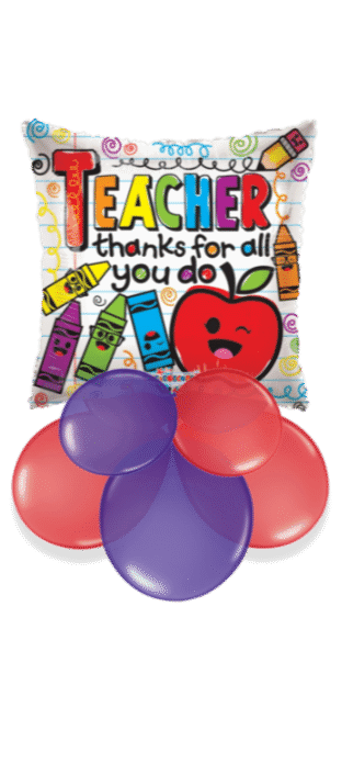 Teacher Thanks For All You Do Balloon