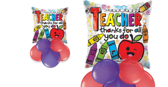Teacher Thanks For All You Do Balloon