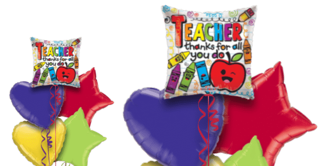 Teacher Thanks For All You Do Balloon