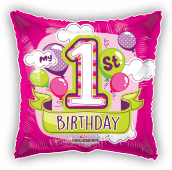 My 1st Birthday Pinks