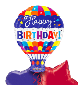 Happy Birthday Hot Air Balloon Balloon