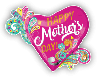 Mothers Day Paisley Swirls
