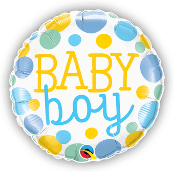 Baby Boy Big Dots