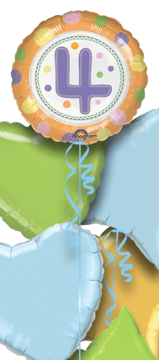 SpotOn 4th Happy Birthday Balloon