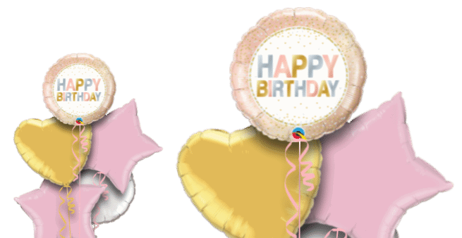 Birthday Metallic Dots Balloon