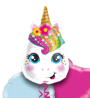 Magical Rainbow Unicorn Head Balloon