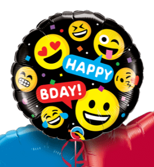 Smileys Happy Bday Balloon