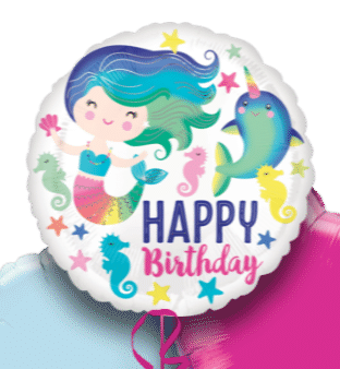 Sea Life Happy Birthday Balloon