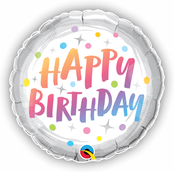Birthday Rainbow Dots