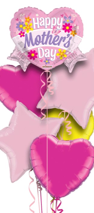 Mothers Day Heart with Bow Balloon