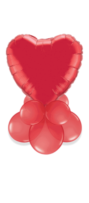 Red Heart Balloon