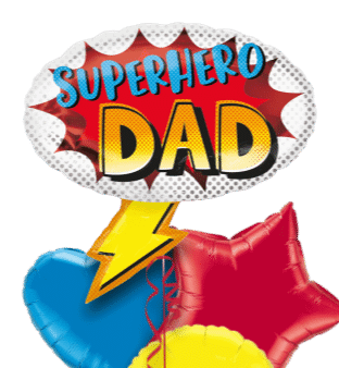 Super Hero Dad Balloon