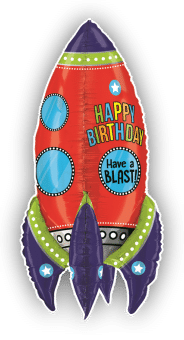 Have a Blast Birthday Rocket