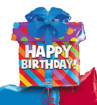 Happy Birthday Present Balloon