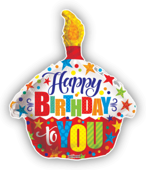 Happy Birthday To You Cupcake