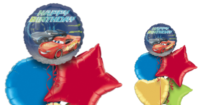 Cars 3 Happy Birthday Balloon