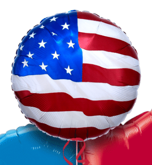USA American Flag Balloon