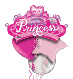 Princess Crown and Gem Balloon