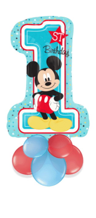 Mickey Mouse 1st Birthday Balloon