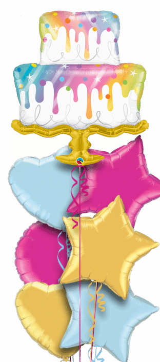 Rainbow Cake Balloon