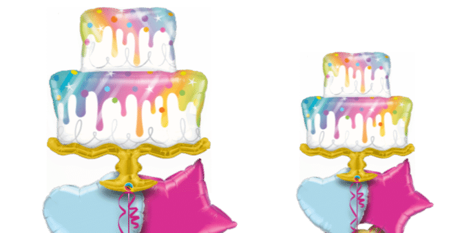 Rainbow Cake Balloon