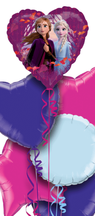 Frozen 2 Anna and Elsa Heart Balloon