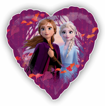 Frozen 2 Anna and Elsa Heart